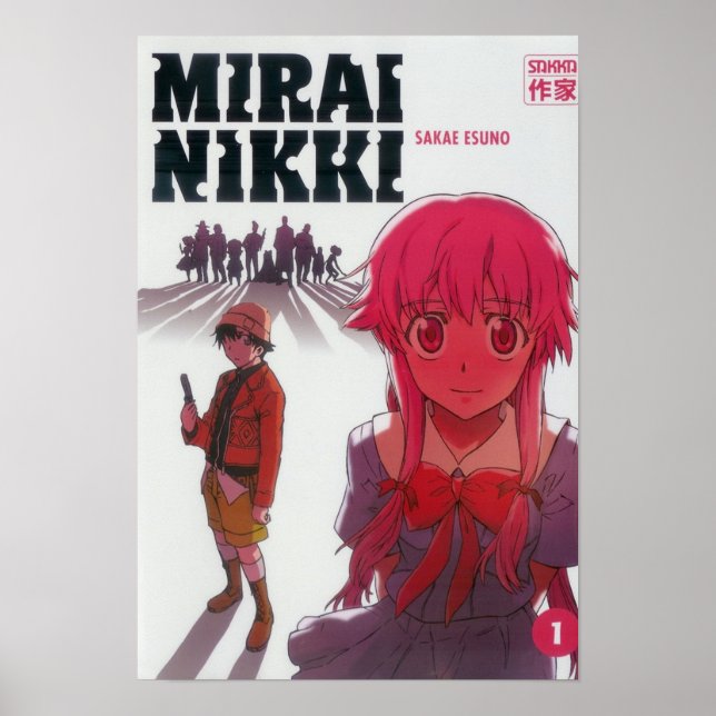 Mirai Nikki Future Dial Cover 1 Poster (Framsidan)