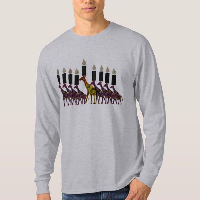 Mirakel av den Hannukah skjortan T-shirt (Framsida)