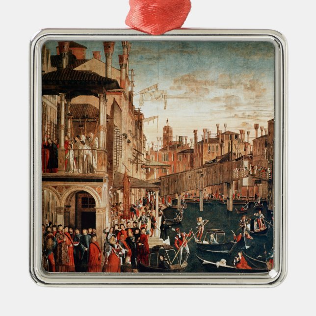 Mirakel av reliken av den riktiga kor julgransprydnad metall (Framsidan)