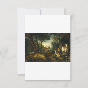 Mirakel av Saint Hubert av Peter Paul Rubens Tack Kort