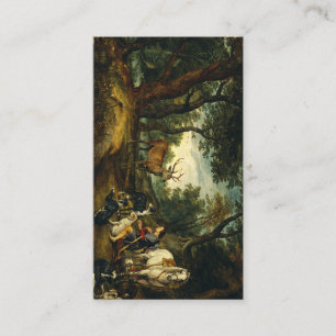 Mirakel av Saint Hubert av Peter Paul Rubens  Visitkort