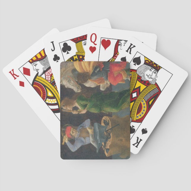 Mirakel av St. Eligius, predellapanel från th Casinokort (Baksidan)