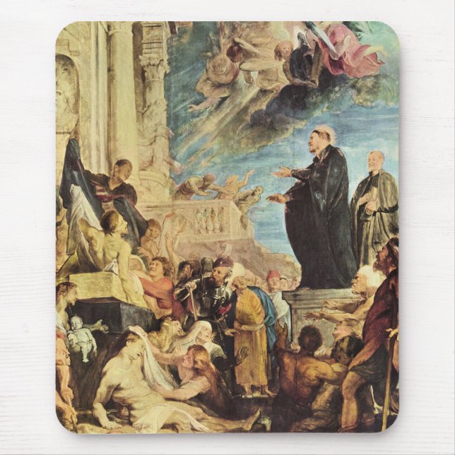Mirakel av St Francis Xavier av Paul Rubens Musmatta (Framsidan)
