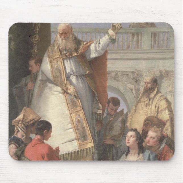 Mirakel av St Patrick, c.1746 (olja på kanfas) Musmatta (Framsidan)