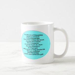 Mirakel av vänskap kaffemugg