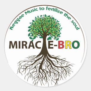 Mirakel-Bro rotar klistermärkelakan Runt Klistermärke