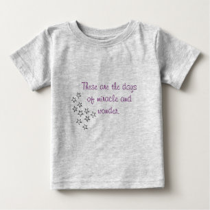 Mirakel och undra l-/ssmåbarnskjorta t shirt