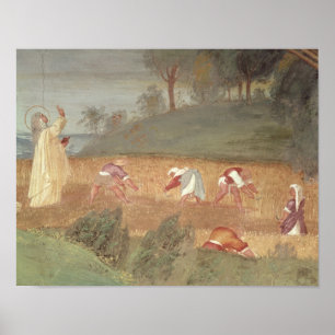 Miraklen av St. Clare av Assisi Poster
