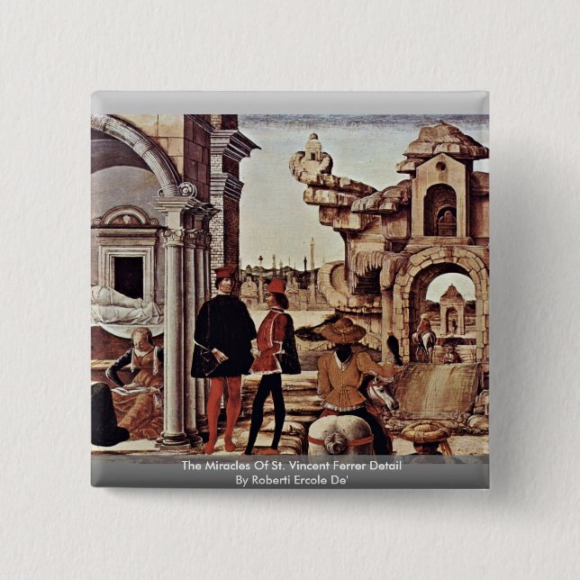 Miraklen av St. Vincent Ferrer specificerar Knapp (Framsida)