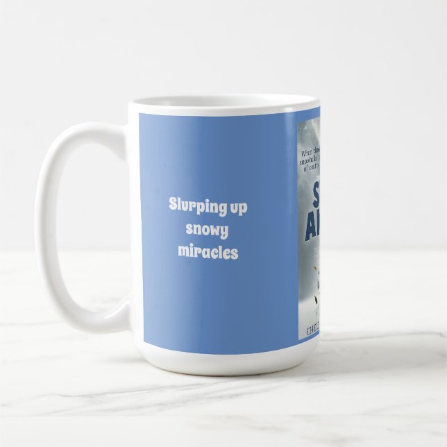 Mirakler i snöflingor kaffemugg (Vänster)