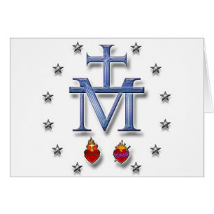 Mirakulös medalj hälsningskort