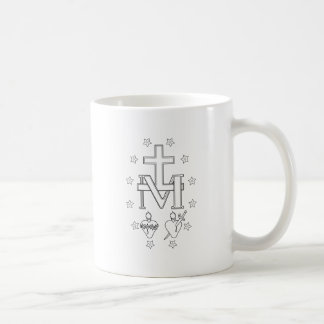 Mirakulösa medalj (bakre bild) kaffemugg