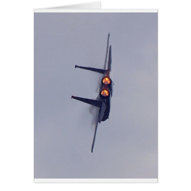 MIRAMAR AFTERBURNERS HÄLSNINGSKORT (Framsidan)