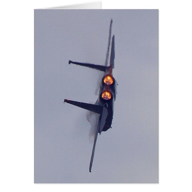 MIRAMAR AFTERBURNERS HÄLSNINGSKORT (Framsidan)