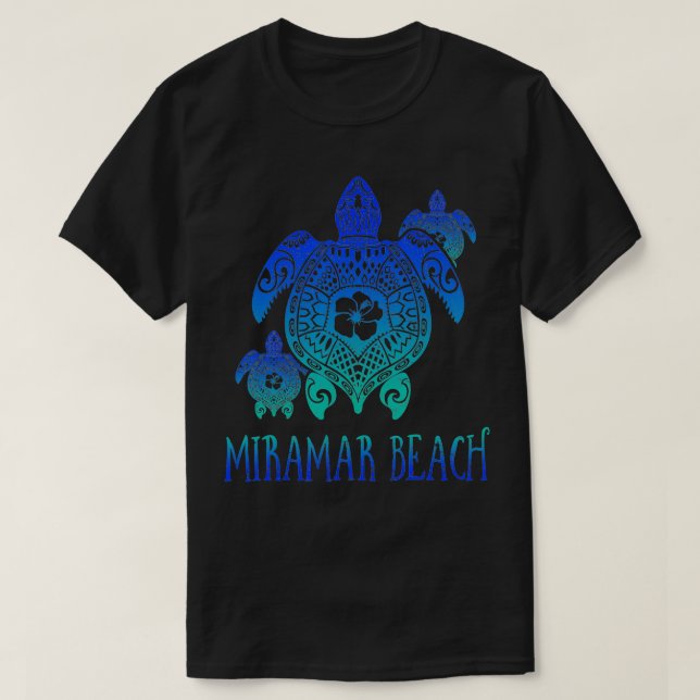 Miramar Beach 2022 Florida Sea Turtles 2022 Vacati T Shirt (Design framsida)