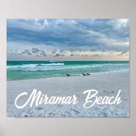 Miramar Beach Florida Benice Ocean Photography Poster