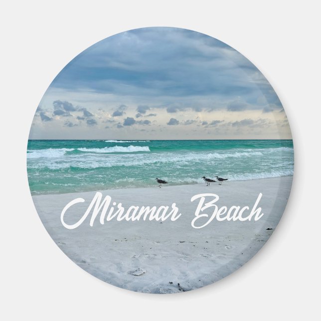 Miramar Beach Florida Bevackra Vacation Keepsaké Magnet (Framsidan)