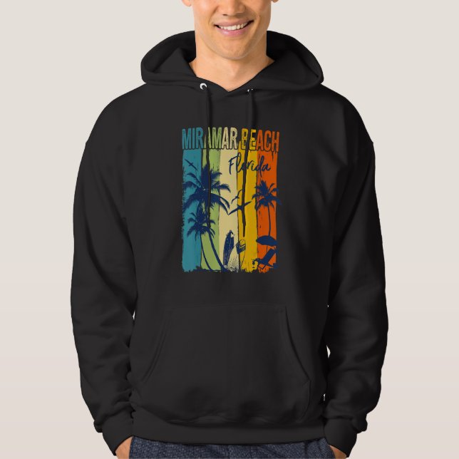 Miramar Beach Florida Family Vacation Matching Gro Hoodie (Framsida)