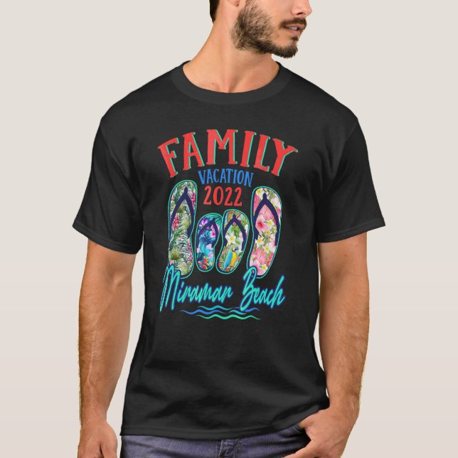 Miramar Beach Florida Vacation 2022 Flinflip flops T Shirt (Framsida)