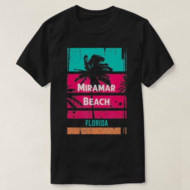 Miramar Beach Souvenir Florida Reminder T Shirt (Design framsida)