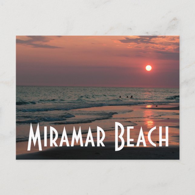 Miramar Beach Vykort (Framsida)