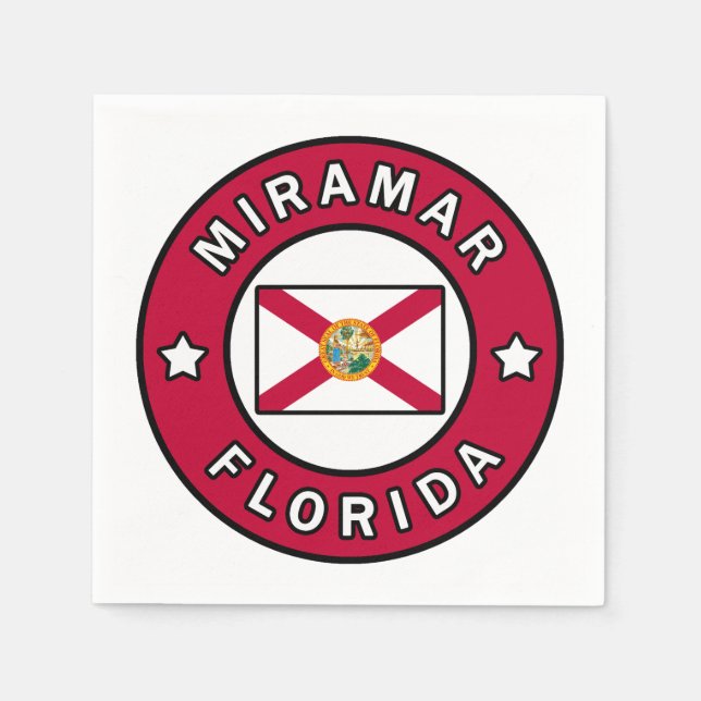 Miramar Florida Pappersservett (Framsidan)