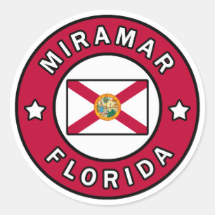 Miramar Florida Runt Klistermärke
