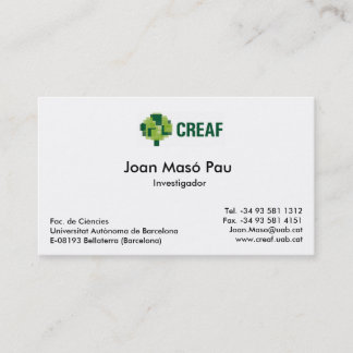 MiraMon lagvisitkort Visitkort