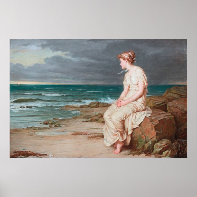 MiRANDA, av John William Waterhouse - 1875 Poster (Framsidan)