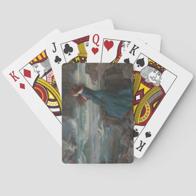 Miranda (av John William Waterhouse) Casinokort (Baksidan)