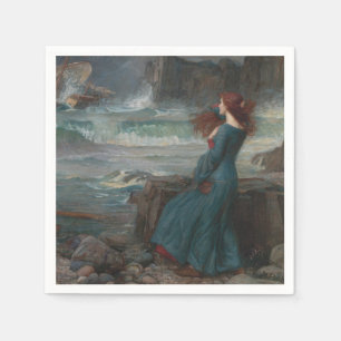 Miranda (av John William Waterhouse) Pappersservett