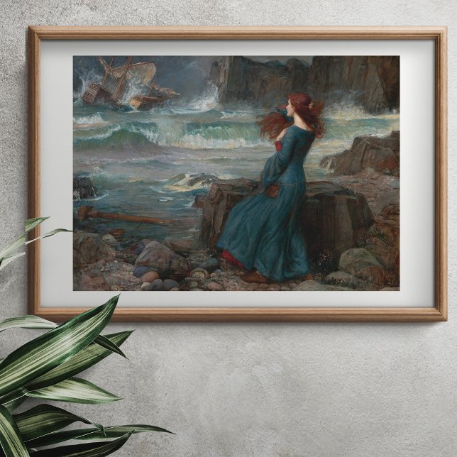 Miranda av John William Waterhouse Poster (Skapare uppladdad)