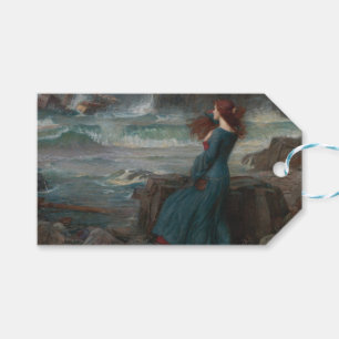 Miranda (av John William Waterhouse) Presentetikett
