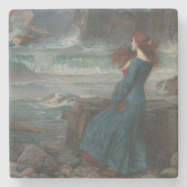 Miranda (av John William Waterhouse) Stenunderlägg (Framsidan)