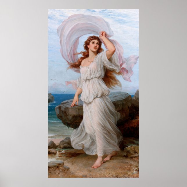 Miranda av Thomas Francis Dicksee Poster (Framsidan)