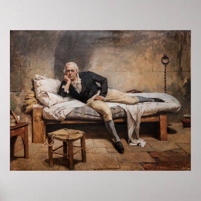 Miranda en La Carraca från Arturo Michelena (1896) Poster (Framsidan)