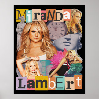 Miranda Lambert Land Music Poster