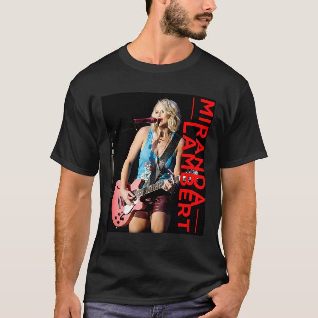 Miranda Lambert Music Singer Women T Shirt (Framsida)