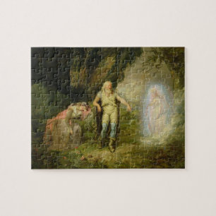 Miranda, Prospero och Ariel, från "stormen" by Pussel