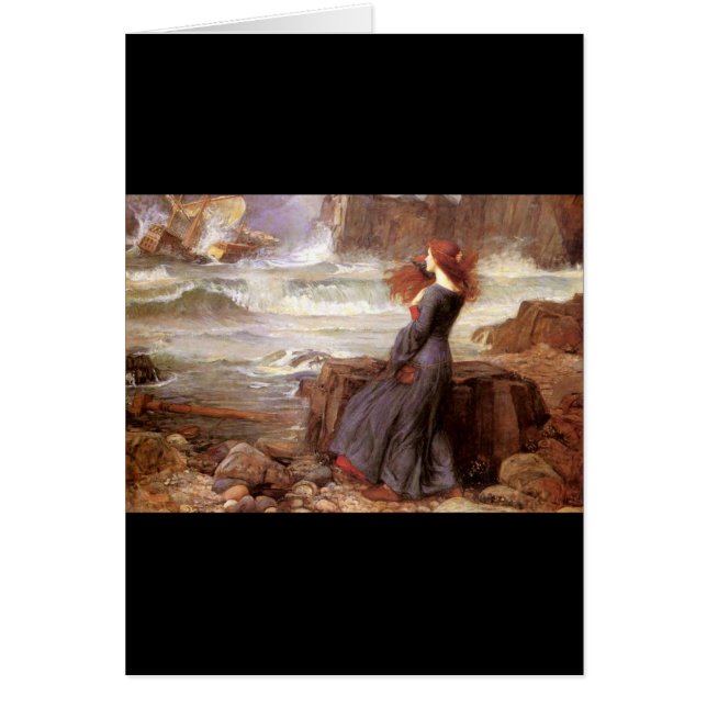 Miranda - stormen hälsningskort (Framsidan)