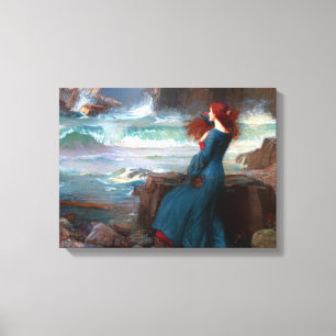 Miranda, Tempest John William Waterhouse Canvastryck