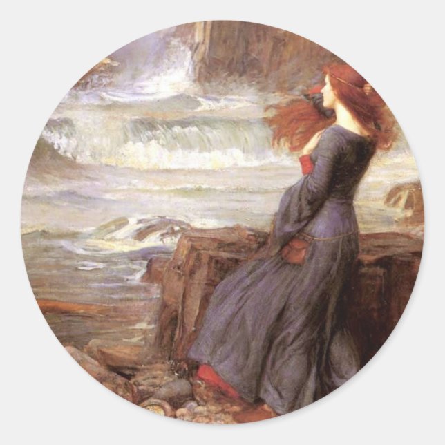 Miranda - Tempest Runt Klistermärke (Framsida)