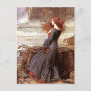 Miranda The Tempest av John William Waterhouse Vykort
