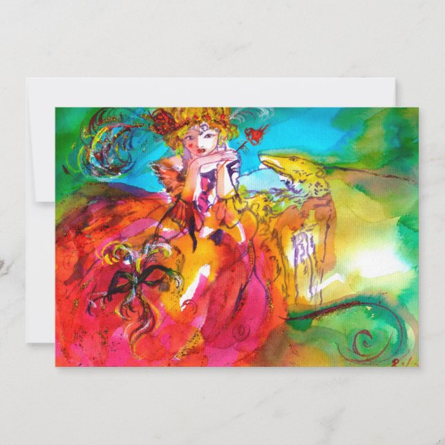 MIRANDOLINA MASQUERADE BOLL gult brun grönt (Framsida)