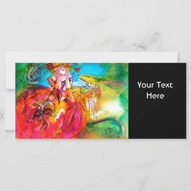 MIRANDOLINA / Venetian karnival Mask (Framsida)