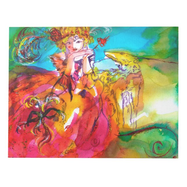 MIRANDOLINA / Venetian karnival Mask Anteckningsblock (Framsida)