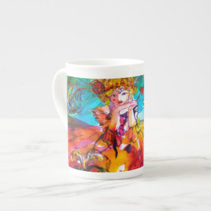 MIRANDOLINA / Venetian karnival Mask Benporslin Mugg