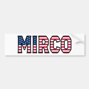 Mirco Namn Vorname USA Aufkleber Sticker Auto Bildekal
