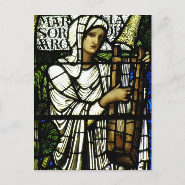 Miriam från Herr Edward Burne-Jones Postcard Vykort (Framsida)