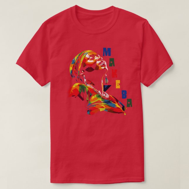 Miriam Makeba Original Design T Shirt (Design framsida)